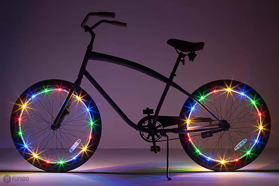 گجت های هوشمند دوچرخه سواری – چراغ ال‌ای‌دی چرخ اکتیو لایف