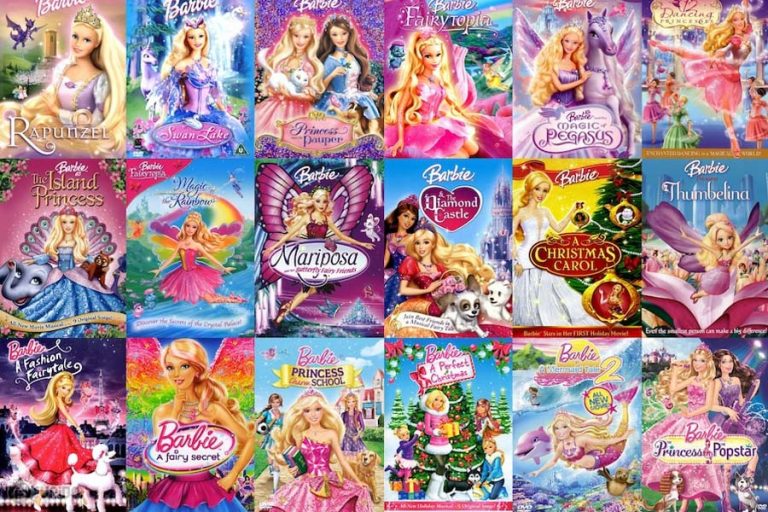 کارتون باربی معرفی مجموعه کامل 38 فیلم Barbie فانیبو