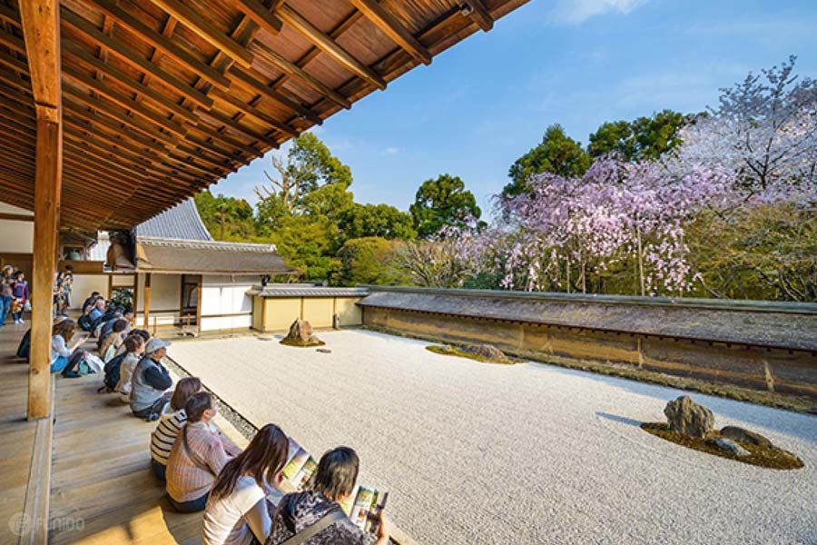 باغ ریو آن ژی در کیوتو ژاپن