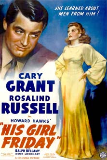 منشی همه‌کاره او (1940) His Girl Friday