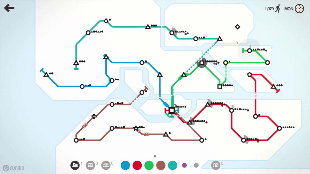 بازی Mini Metro برای آیفون