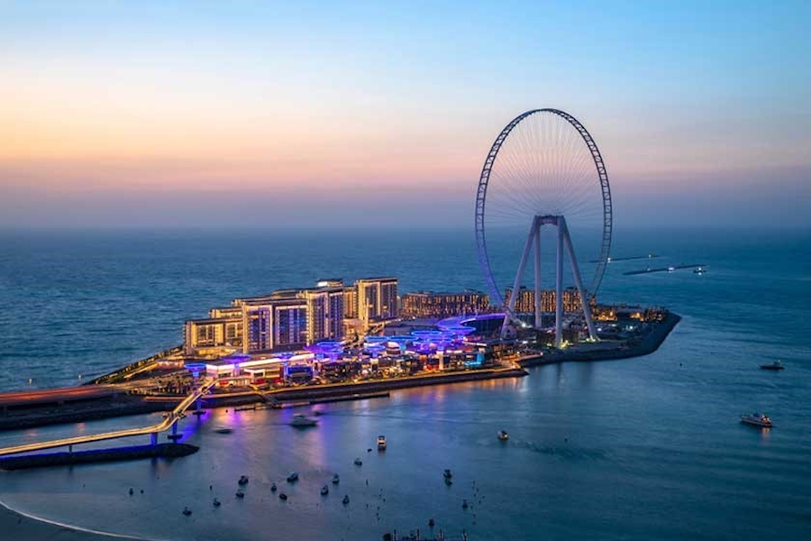 بلندترین چرخ و فلک جهان در دبی افتتاح شد